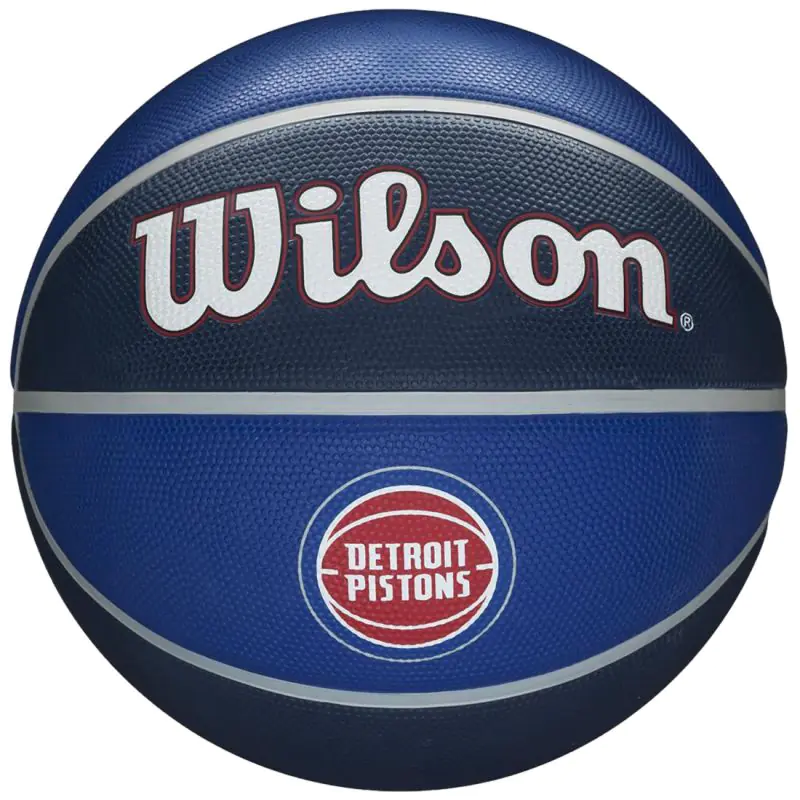 ⁨Piłka Wilson NBA Team Detroit Pistons Ball (kolor Granatowy, rozmiar 7)⁩ w sklepie Wasserman.eu