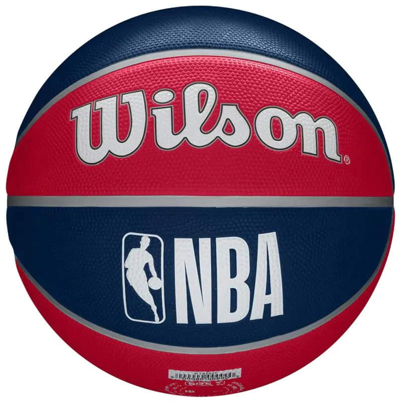 ⁨Piłka Wilson NBA Team Washington Wizards Ball WTB1300XBWAS (kolor Czerwony, rozmiar 7)⁩ w sklepie Wasserman.eu