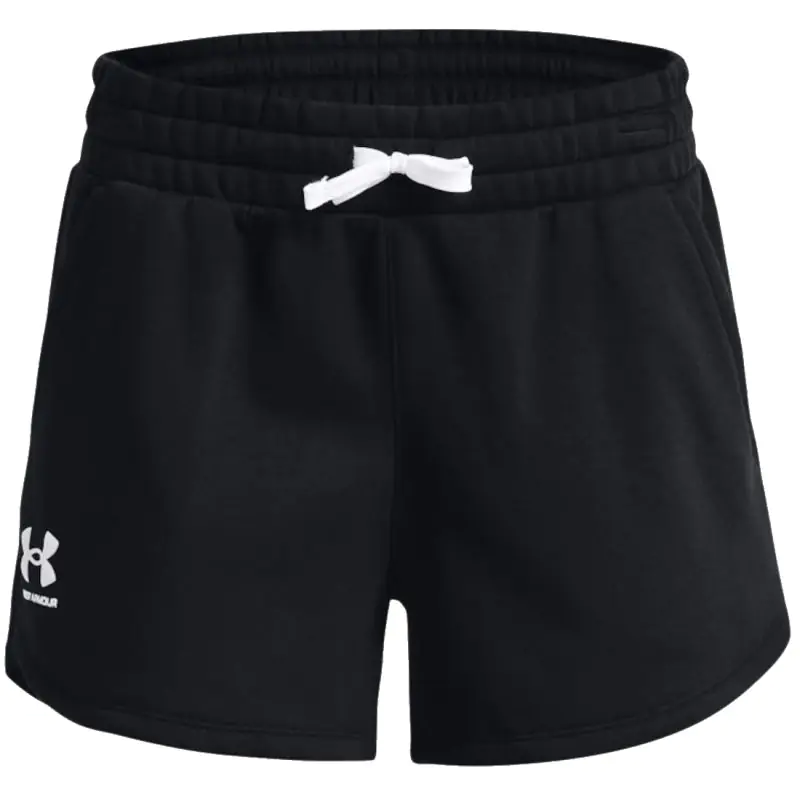 ⁨Spodenki Under Armour Rival Fleece Short W 1369858 (kolor Czarny, rozmiar L)⁩ w sklepie Wasserman.eu