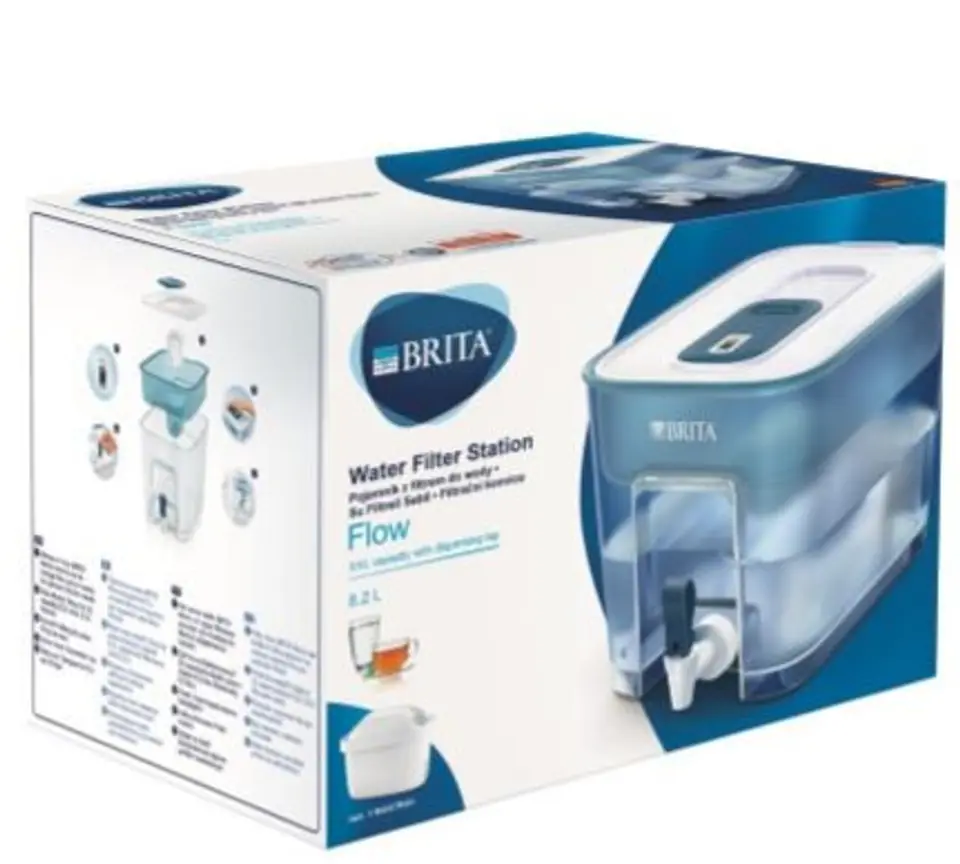 Filter jug 8,2 l fill&enjoy Flow blue at Wasserman.eu