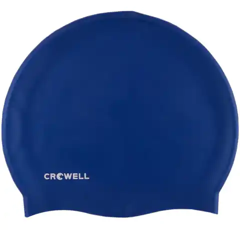 ⁨Czepek pływacki silikonowy Crowell (kolor Granatowy)⁩ w sklepie Wasserman.eu
