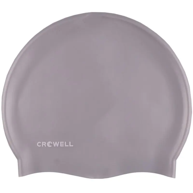 ⁨Czepek pływacki silikonowy Crowell (kolor Szary/Srebrny)⁩ w sklepie Wasserman.eu