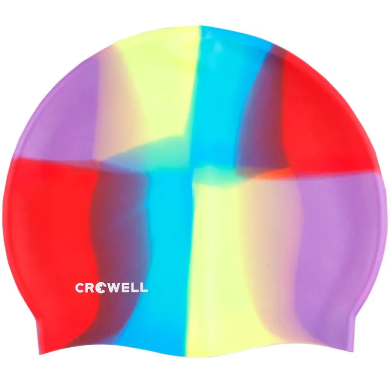 ⁨Czepek pływacki silikonowy Crowell (kolor Wielokolorowy)⁩ w sklepie Wasserman.eu