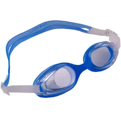 ⁨Okulary pływackie Crowell Sandy Jr (kolor Biały. Niebieski)⁩ w sklepie Wasserman.eu