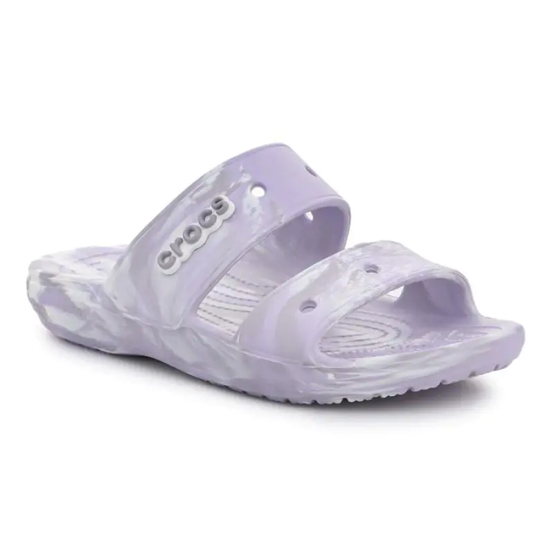 ⁨Klapki Crocs Classic Marrbled Sandal W 207701 (kolor Fioletowy, rozmiar EU 36/37)⁩ w sklepie Wasserman.eu