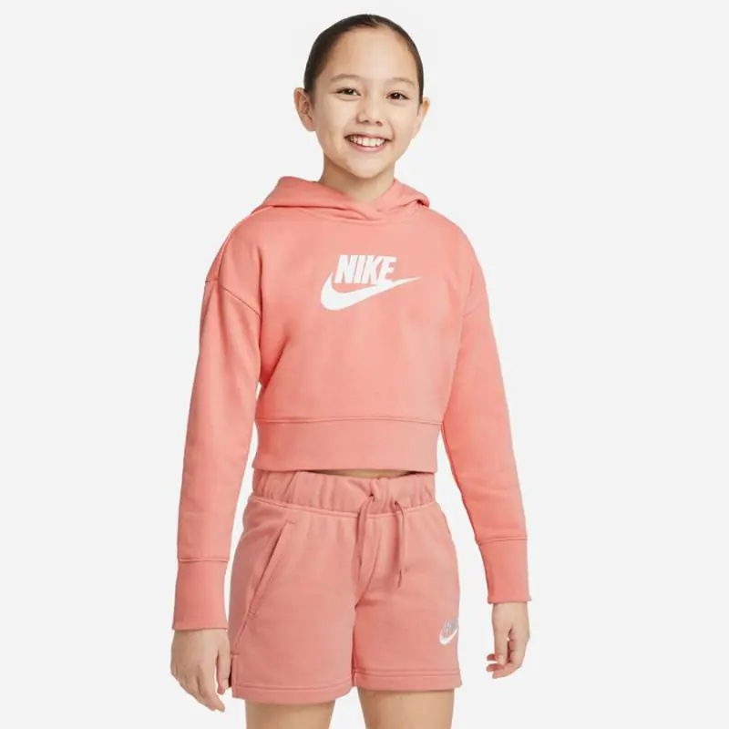 ⁨Bluza Nike Sportswear Club Jr DC7210 (kolor Różowy, rozmiar M (137-147))⁩ w sklepie Wasserman.eu