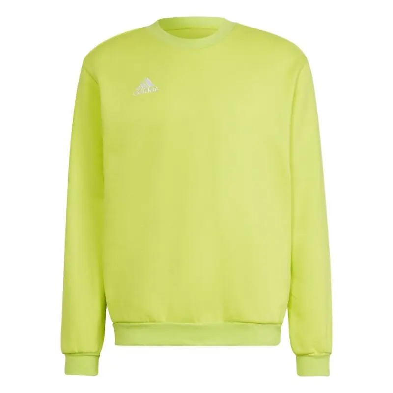 ⁨adidas Entrada 22 Sweat Top Lime Sweatshirt HC5049 S⁩ at Wasserman.eu