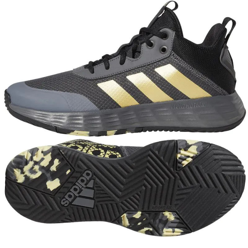 ⁨Buty do koszykówki adidas Ownthegame 2.0 M (kolor Szary/Srebrny, rozmiar 46 2/3)⁩ w sklepie Wasserman.eu