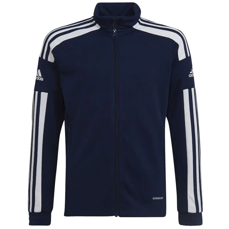 ⁨Bluza adidas Squadra 21 Training Jacket Jr (kolor Granatowy, rozmiar 140 cm)⁩ w sklepie Wasserman.eu