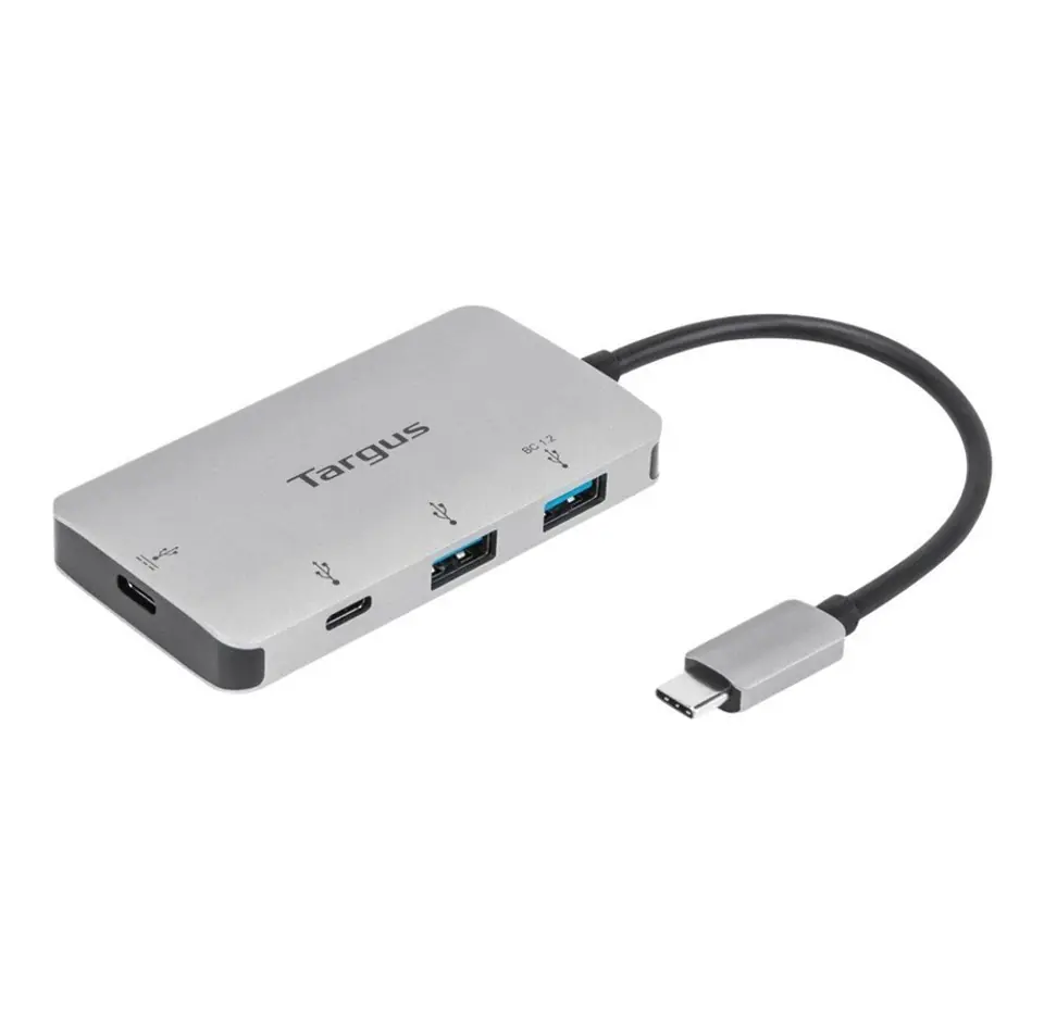 ⁨Koncentrator USB-C Multi-Port HUB z 2x USB-A i 2x USB-C Port 100W PD⁩ w sklepie Wasserman.eu