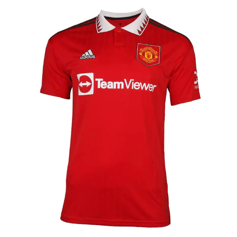 ⁨Koszulka adidas Manchester United H Jsy M (kolor Czerwony, rozmiar XL)⁩ w sklepie Wasserman.eu