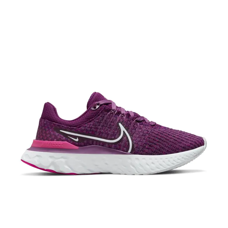 ⁨Buty Nike React Infinity Run Flyknit 3 W DD3024 (kolor Fioletowy, rozmiar 40.5)⁩ w sklepie Wasserman.eu