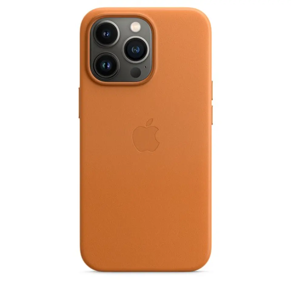 iPhone 13 Pro Leather Case with MagSafe - Golden Brown at Wasserman.eu