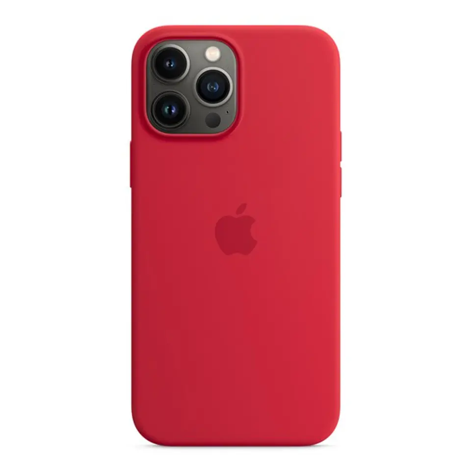 iPhone 13 Pro Max Silicone Case with MagSafe - (PRODUCT)RED at Wasserman.eu