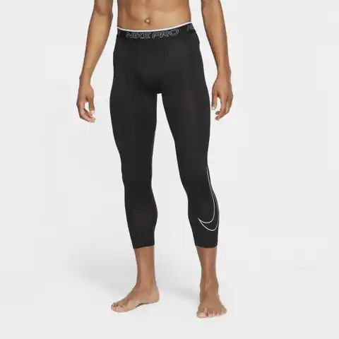 ⁨Spodnie termoaktywne Nike Pro Dri-FIT L M DD1919 (kolor Czarny, rozmiar S)⁩ w sklepie Wasserman.eu