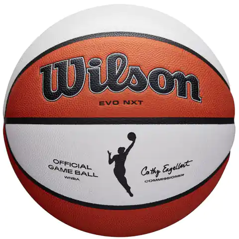 ⁨Piłka Wilson WNBA Official Game Ball WTB5000XB (kolor Pomarańczowy, rozmiar 6)⁩ w sklepie Wasserman.eu