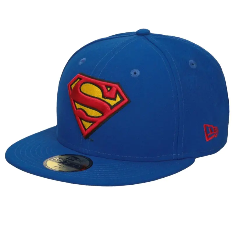 ⁨Czapka z daszkiem New Era Character Bas Superman Basic Cap M (kolor Niebieski, rozmiar 7 1/4)⁩ w sklepie Wasserman.eu