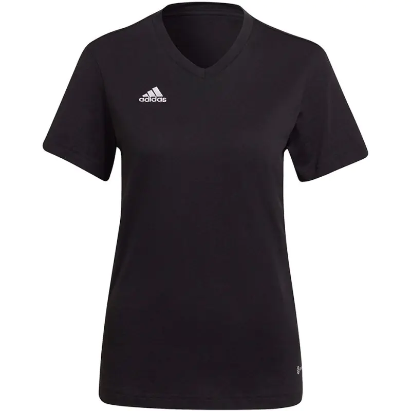 ⁨Koszulka adidas Entrada 22 Tee W HC04 (kolor Czarny, rozmiar 2XS)⁩ w sklepie Wasserman.eu