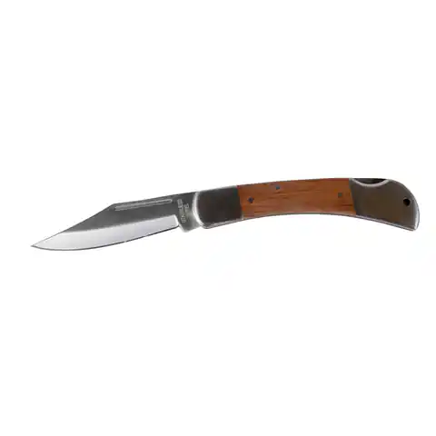 ⁨30090 Universal folding knife 80mm, mahogany, Proline⁩ at Wasserman.eu