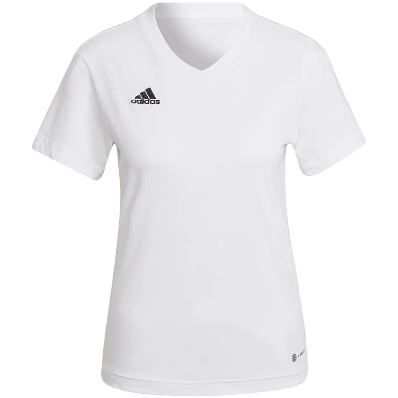 ⁨Koszulka adidas Entrada 22 Tee W HC04 (kolor Biały, rozmiar L)⁩ w sklepie Wasserman.eu