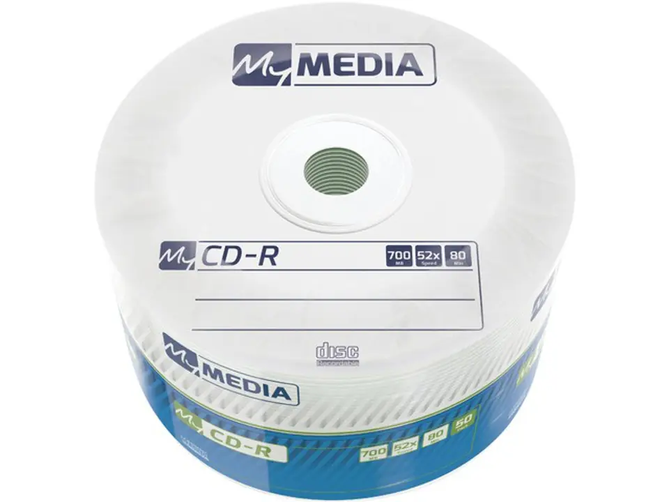 CD-R My Media 700MB Wrap (50 spindle) at Wasserman.eu