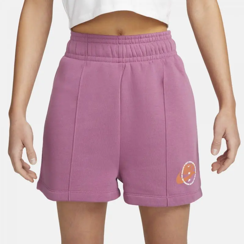 ⁨Spodenki Nike Sportswear Fleece Shorts W DX5677 (kolor Różowy, rozmiar XS)⁩ w sklepie Wasserman.eu