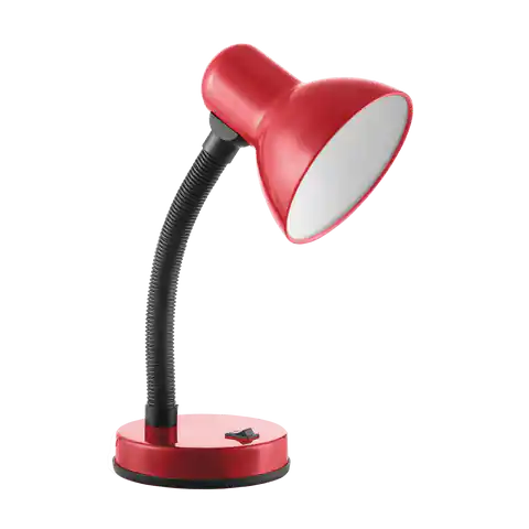 ⁨FUPI, lampa biurkowa, 40W, E27, stal + tworzywo, czerwona⁩ w sklepie Wasserman.eu
