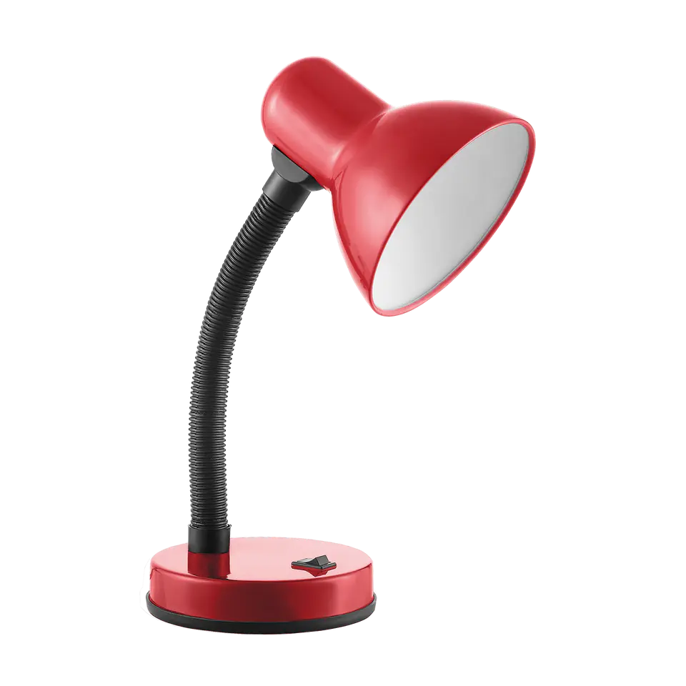 FUPI, lampa biurkowa, 40W, E27, stal + tworzywo, czerwona w sklepie Wasserman.eu