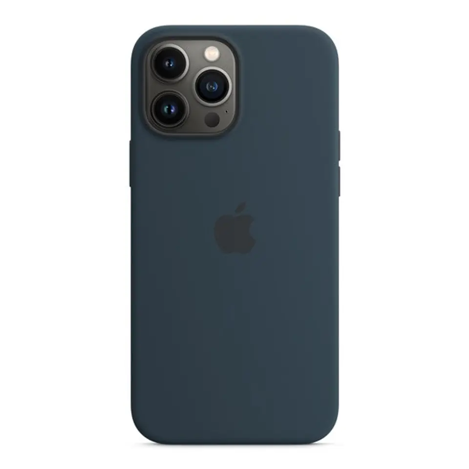 iPhone 13 Pro Max Silicone Case with MagSafe - Abyss Blue at Wasserman.eu