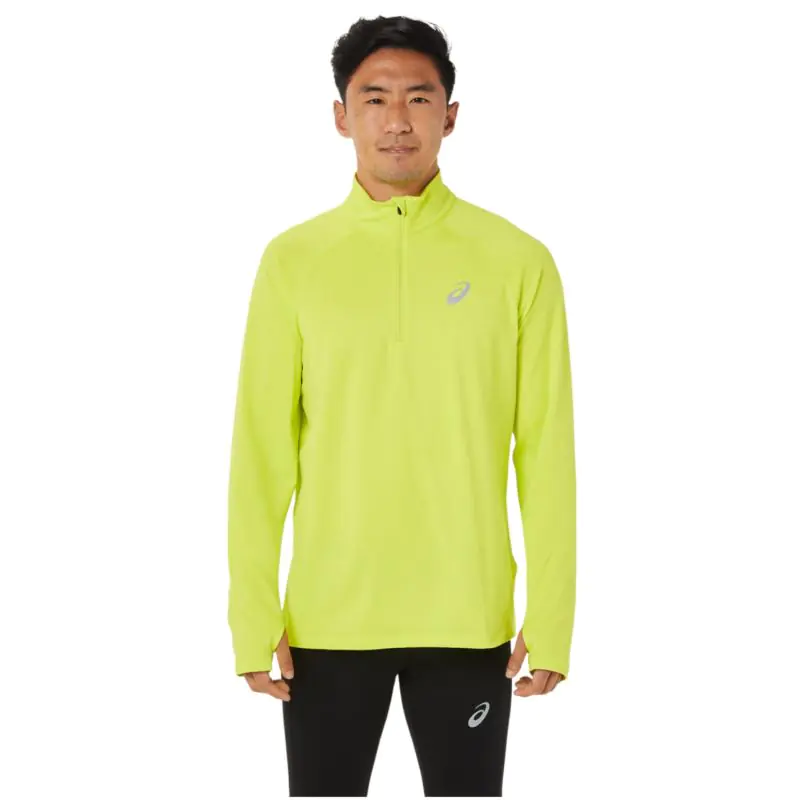 ⁨Koszulka Asics S Winter 1/2 Zip Top 2011A708 (kolor Żółty, rozmiar S)⁩ w sklepie Wasserman.eu