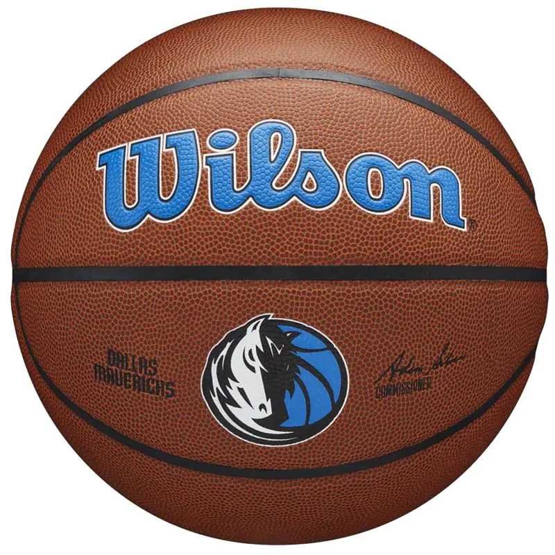 ⁨Piłka Wilson Team Alliance Dallas Mavericks Ball (kolor Brązowy, rozmiar 7)⁩ w sklepie Wasserman.eu