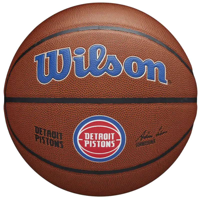 ⁨Piłka Wilson Team Alliance Detroit Pistons Ball (kolor Brązowy, rozmiar 7)⁩ w sklepie Wasserman.eu