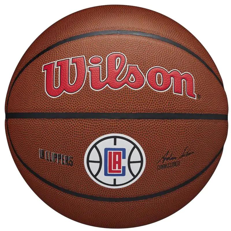 ⁨Piłka Wilson Team Alliance Los Angeles Clippers Ball (kolor Brązowy, rozmiar 7)⁩ w sklepie Wasserman.eu