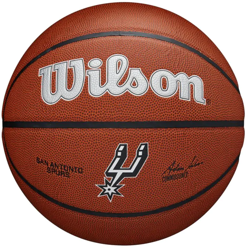 ⁨Piłka Wilson Team Alliance San Antonio Spurs Ball (kolor Brązowy, rozmiar 7)⁩ w sklepie Wasserman.eu