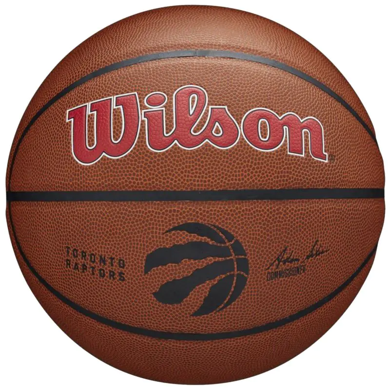 ⁨Piłka Wilson Team Alliance Toronto Raptors Ball (kolor Brązowy, rozmiar 7)⁩ w sklepie Wasserman.eu
