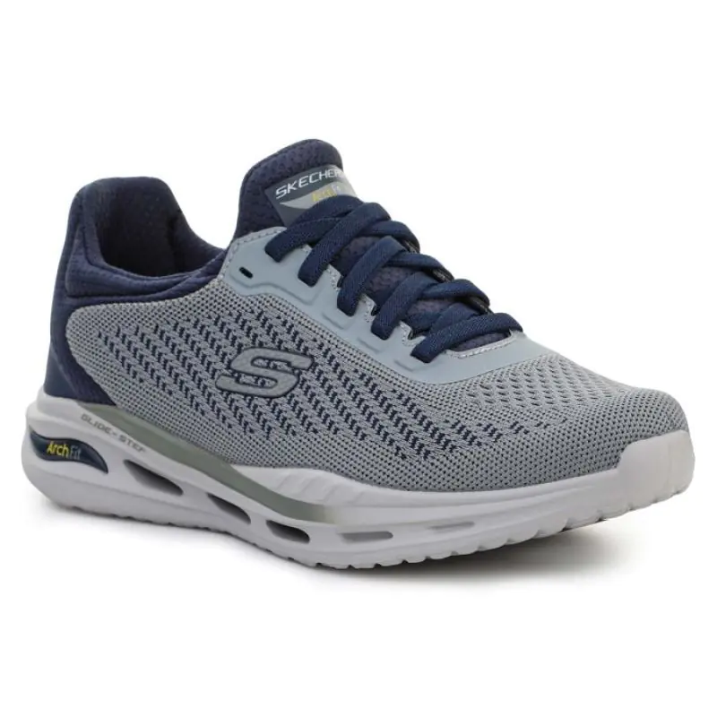 ⁨Buty Skechers Arch Fit Orvan Trayver M 210434 (kolor Niebieski, rozmiar EU 42.5)⁩ w sklepie Wasserman.eu