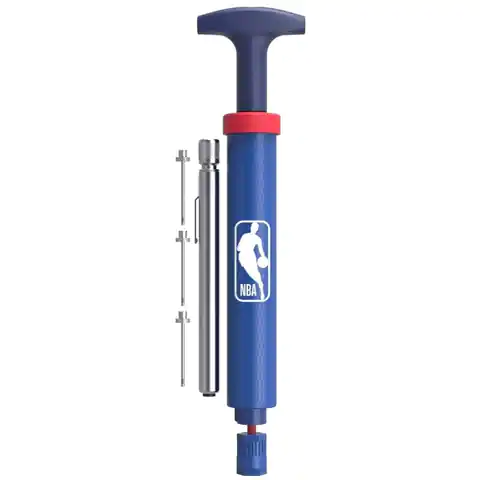 ⁨Pompka do piłki Wilson NBA DRV Pump Kit (kolor Niebieski, rozmiar One size)⁩ w sklepie Wasserman.eu