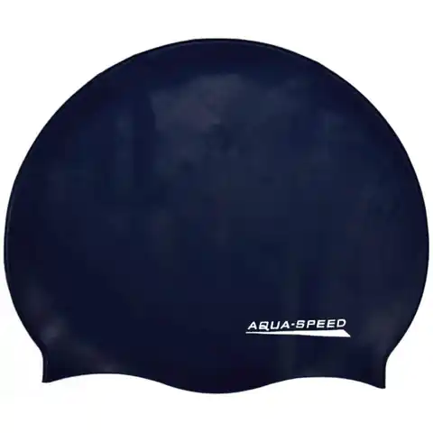 ⁨Czepek pływacki Aqua-Speed Mono (kolor Granatowy, rozmiar senior)⁩ w sklepie Wasserman.eu