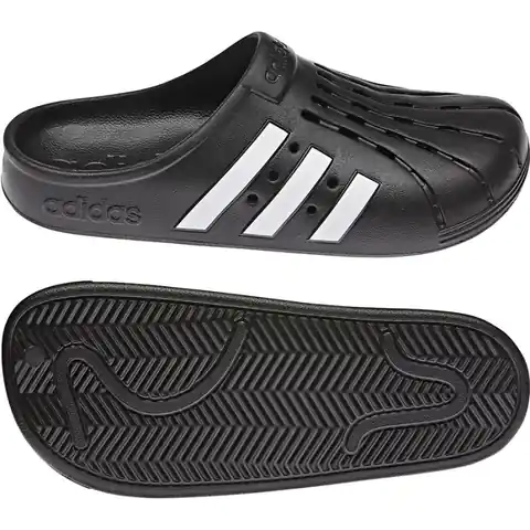 ⁨Klapki adidas Adilette Clog (kolor Czarny, rozmiar 39)⁩ w sklepie Wasserman.eu