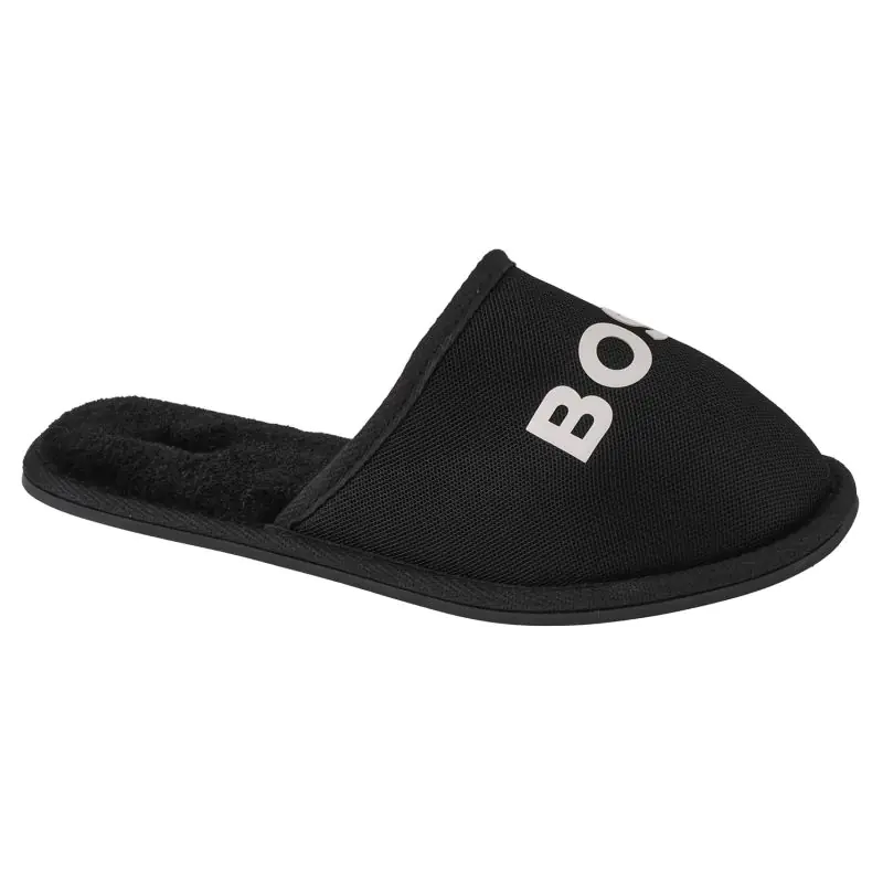 ⁨Kapcie Boss Logo Slippers Jr J29312 (kolor Czarny, rozmiar 36)⁩ w sklepie Wasserman.eu