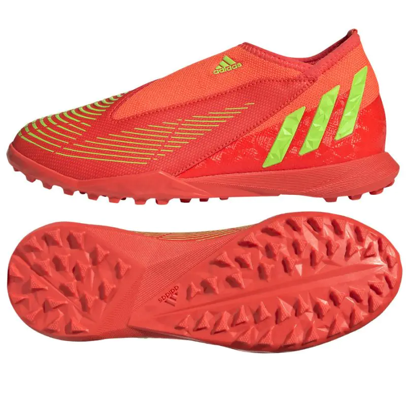 ⁨Buty adidas Predator Edge.3 LL TF Jr (kolor Czerwony, rozmiar 38 2/3)⁩ w sklepie Wasserman.eu