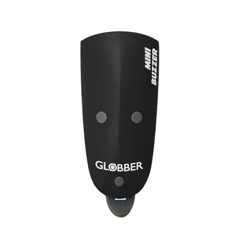 ⁨Lampka LED + klakson Globber Mini Buzzer (kolor Czarny)⁩ w sklepie Wasserman.eu