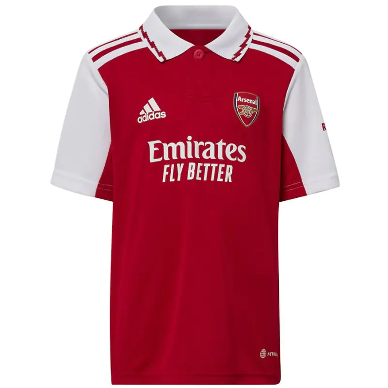 ⁨Koszulka adidas Arsenal Londyn Home Mini Jr (kolor Czerwony, rozmiar 104 cm)⁩ w sklepie Wasserman.eu