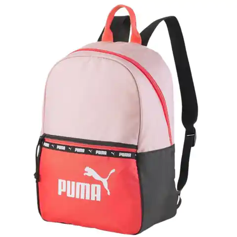 ⁨Plecak Puma Core Base 79140 (kolor Czerwony. Różowy. Szary/Srebrny)⁩ w sklepie Wasserman.eu