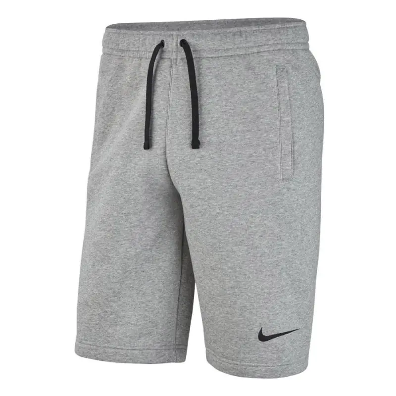 ⁨Spodenki Nike Park 20 Fleece Short Jr CW6932 (kolor Szary/Srebrny, rozmiar L (147-158cm))⁩ w sklepie Wasserman.eu