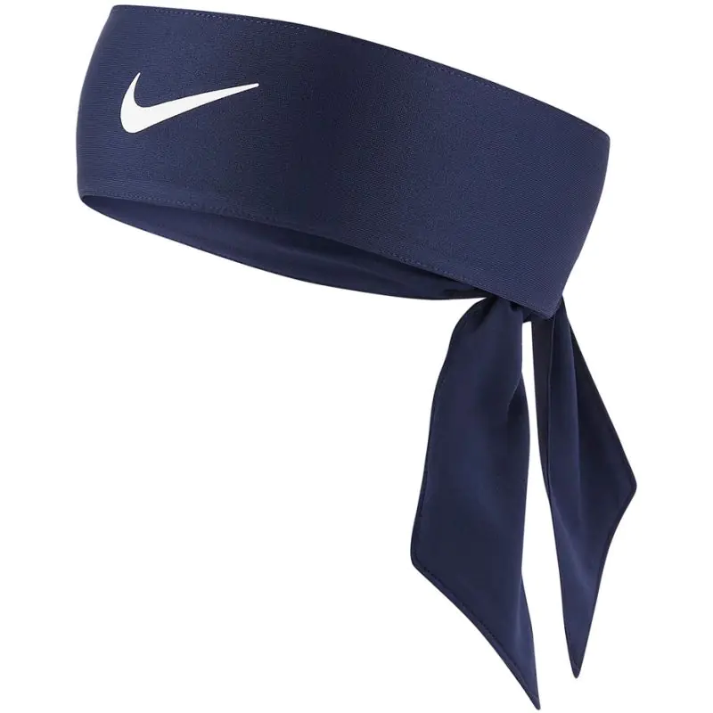 ⁨Opaska Nike Dri-Fit Head Tie 4.0 (kolor Granatowy)⁩ w sklepie Wasserman.eu