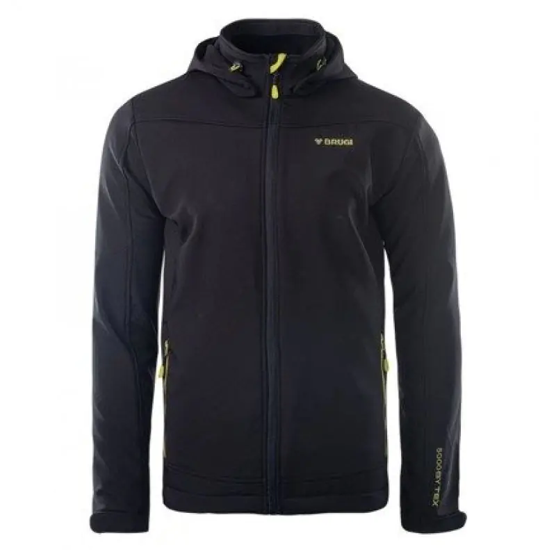 ⁨Kurtka softshell Brugi 4ndr M 92800147806 (kolor Czarny, rozmiar L)⁩ w sklepie Wasserman.eu