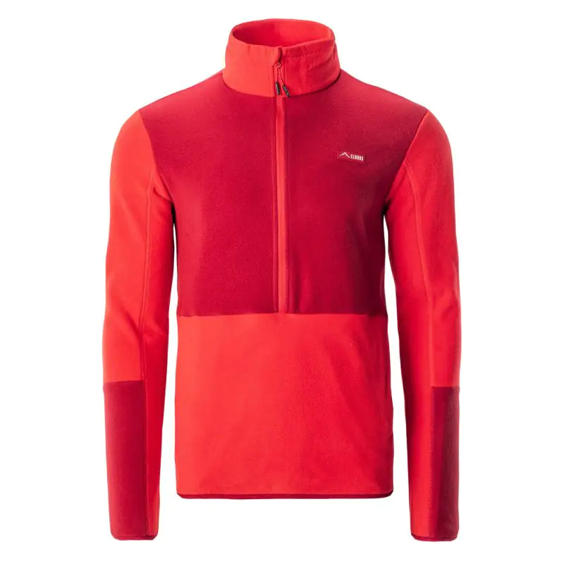 ⁨Bluza Elbrus Cari Polartec 1/2 M (kolor Czerwony, rozmiar L)⁩ w sklepie Wasserman.eu