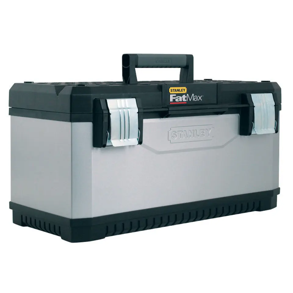 ⁨23" FMAX GREY METAL PLASTIC TOOLBOX⁩ at Wasserman.eu