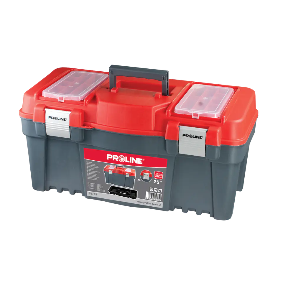 35718 Toolbox 18 inch with AL hooks, 458x257x227mm, Proline at Wasserman.eu